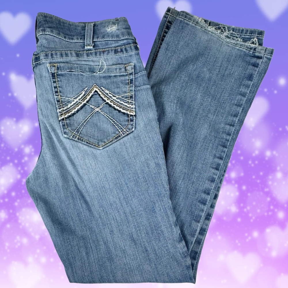 Ariat Real Denim Women's Boot Cut Jeans in Medium Blue 36x34